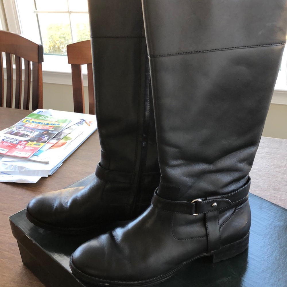 Black Ralph Lauren boots